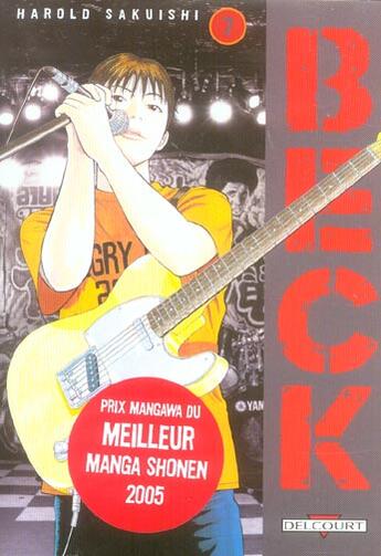 Couverture du livre « Beck Tome 7 » de Harold Sakuishi aux éditions Delcourt