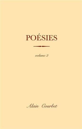 Couverture du livre « Poésies t.2 » de Gilbert Tappa aux éditions Myosotis Books