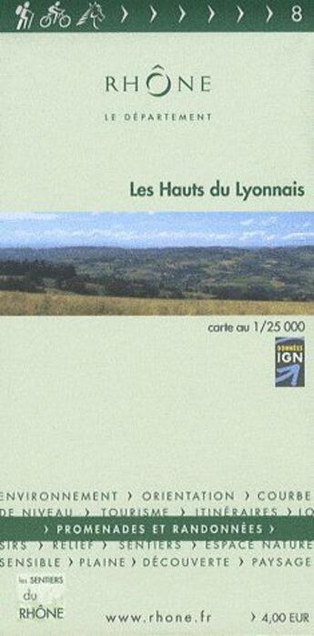 Couverture du livre « Hauts du lyonnais t.8 » de  aux éditions Rhone