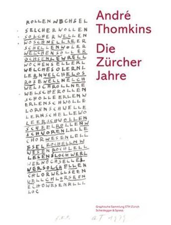 Couverture du livre « Andre thomkins /allemand » de Tanner Paul aux éditions Scheidegger