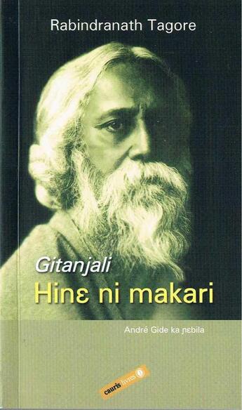 Couverture du livre « Hine ni makari ; l'offrande lyrique » de Rabindranath Tagore aux éditions Cauris Livres