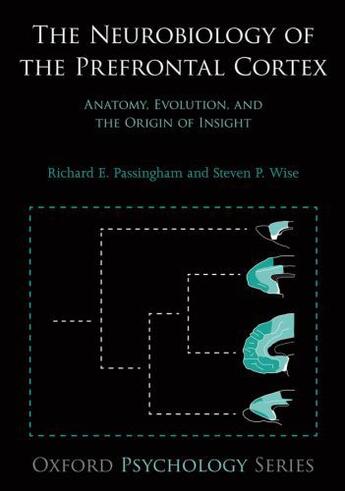 Couverture du livre « The Neurobiology of the Prefrontal Cortex: Anatomy, Evolution, and the » de Wise Steven P aux éditions Oup Oxford