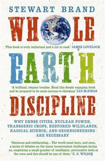 Couverture du livre « Whole Earth Discipline » de Stewart Brand aux éditions Atlantic Books Digital