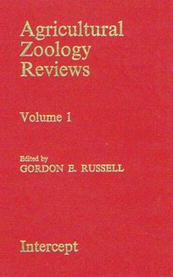 Couverture du livre « Agricultural zoology reviews t.1 » de Russell aux éditions Intercept
