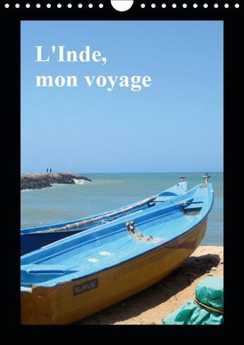 Couverture du livre « Inde de kovalam au kerala jusq » de Martyne Lestic aux éditions Calvendo