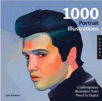 Couverture du livre « 1000 portrait illustrations » de Julia Schonlau aux éditions Quarry