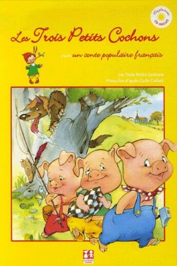 Couverture du livre « Mes Jolis Contes Les Trois Petits Cochons » de Brigitte Fossey aux éditions Sbbs