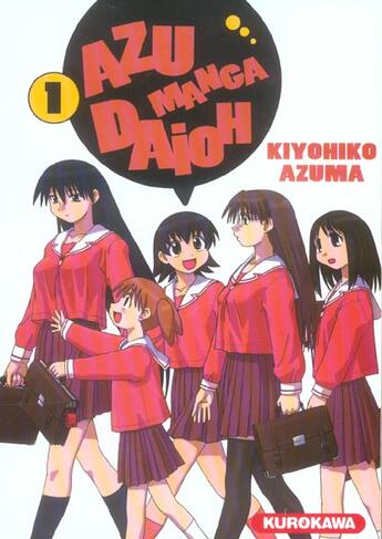 Couverture du livre « Azumanga daioh - tome 1 - vol01 » de Kiyohiko Azuma aux éditions Kurokawa