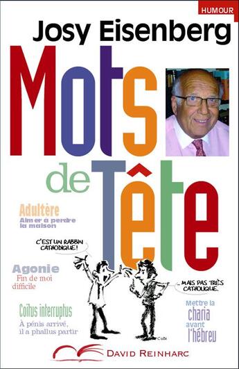 Couverture du livre « Mots de tête » de Josy Eisenberg aux éditions David Reinharc