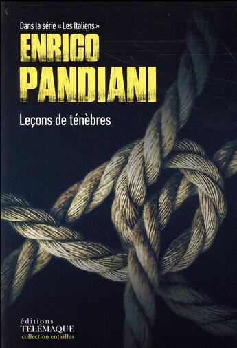 Couverture du livre « Lecons de ténèbres » de Enrico Pandiani aux éditions Telemaque