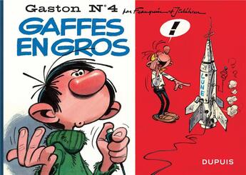 Couverture du livre « Gaston à l'italienne Tome 4 : gaffes en gros » de Jidehem et Andre Franquin aux éditions Dupuis