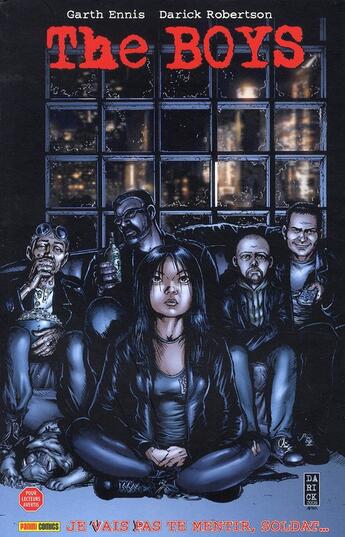 Couverture du livre « The Boys Tome 5 : je ne vais pas te mentir, soldat... » de Garth Ennis et Darick Robertson aux éditions Panini