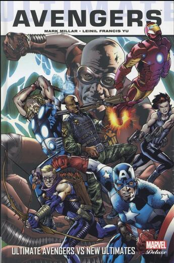 Couverture du livre « Ultimate Avengers t.3 : Ultimate Avengers VS New Ultimates » de Leinil Francis Yu et Stephen Segovia et Mark Millar aux éditions Panini