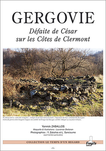 Couverture du livre « Gergovie, defaite de cesar sur les cotes de clermont » de Zaballos aux éditions Fragile