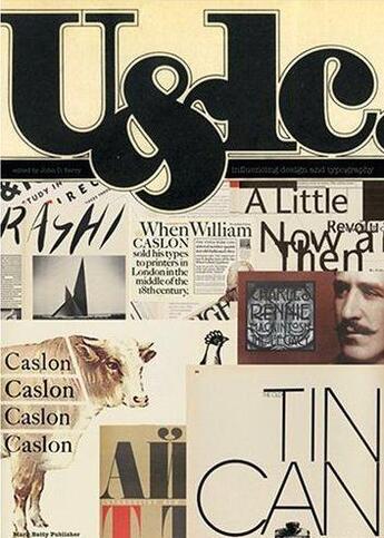 Couverture du livre « U&lc influencing design and typography » de Berry aux éditions Mark Batty