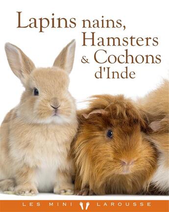 Couverture du livre « Lapins nains, hamsters & cochons d'Inde » de  aux éditions Larousse