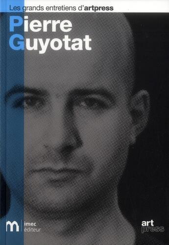 Couverture du livre « Pierre Guyotat » de  aux éditions Imec