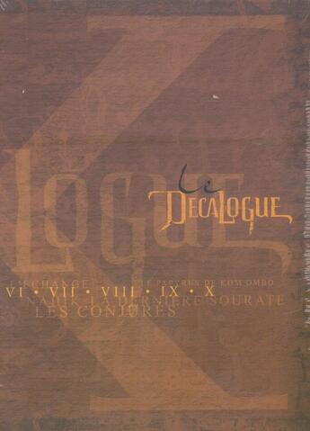 Couverture du livre « Le decalogue ; coffret Tome 6 a Tome 10 » de Frank Giroud aux éditions Glenat