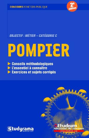 Couverture du livre « Pompier (2e édition) » de  aux éditions Studyrama