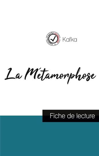 Couverture du livre « La Métamorphose, de Kafka » de  aux éditions Comprendre La Litterature