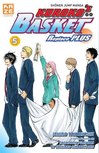 Couverture du livre « Kuroko's basket - replace plus t.5 » de Sawako Hirabayashi et Ichiro Takahashi et Tadatoshi Fujimaki aux éditions Crunchyroll