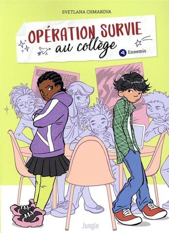 Couverture du livre « Opération survie au collège Tome 4 » de Svetlana Chmakova aux éditions Jungle