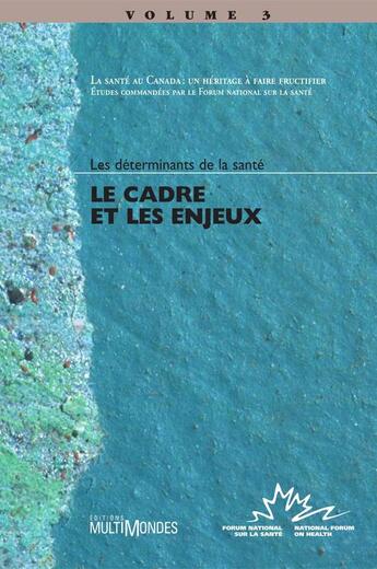 Couverture du livre « Le cadre et les enjeux » de  aux éditions Editions Multimondes