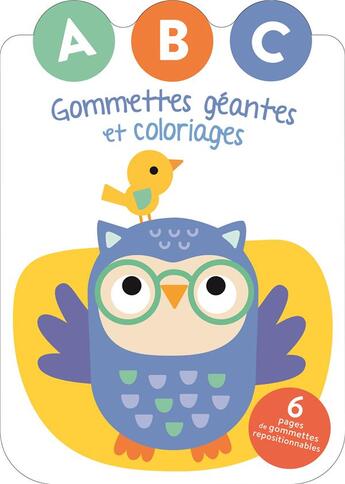 Couverture du livre « Le hibou gommettes » de  aux éditions Yoyo Books