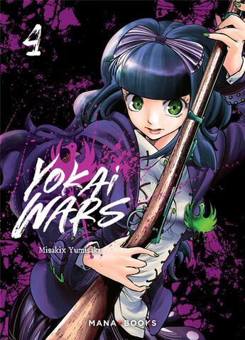 Couverture du livre « Yokai wars Tome 4 » de Misakix Yumisaki aux éditions Mana Books