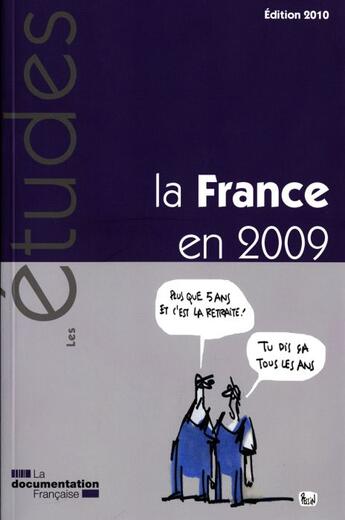 Couverture du livre « La France en 2009 » de  aux éditions Documentation Francaise