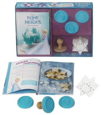 Couverture du livre « La Reine des Neiges ; recettes magiques ; coffret » de Disney aux éditions Hachette Pratique