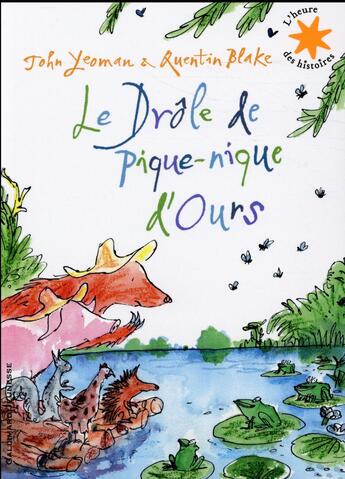 Couverture du livre « Le drôle de pique-nique d'ours » de Quentin Blake et John Yeoman aux éditions Gallimard-jeunesse