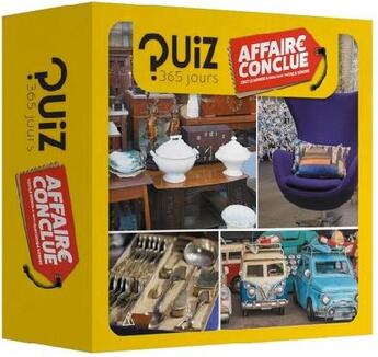 Couverture du livre « Quiz 365 jours ; affaire conclue » de  aux éditions Papier Cadeau