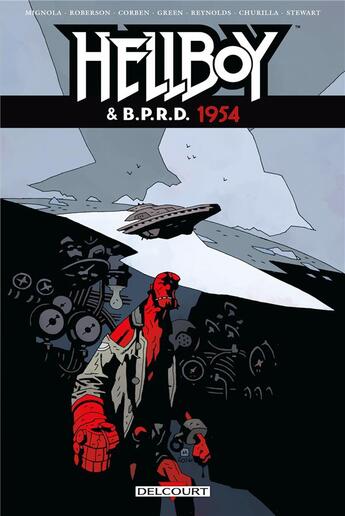 Couverture du livre « Hellboy & B.P.R.D. Tome 3 : 1954 » de Chris Roberson et Mike Mignola et Collectif aux éditions Delcourt