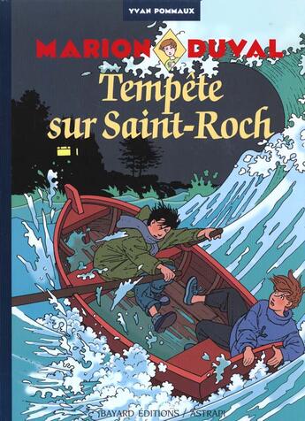 Couverture du livre « Marion Duval T.5 ; tempête sur Saint-Roch » de Yvan Pommeau aux éditions Bd Kids