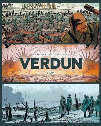 Couverture du livre « Verdun : coffret Tomes 1 à 3 » de Marko et Jean-Yves Le Naour et Holgado aux éditions Bamboo