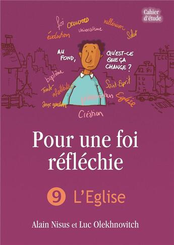 Couverture du livre « Pour une foi réfléchie ; l'Eglise » de  aux éditions La Maison De La Bible