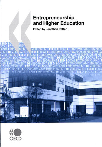 Couverture du livre « Entrepreneurship and higher education » de  aux éditions Ocde