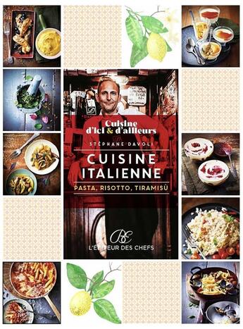 Couverture du livre « Cuisine italienne » de Stephane Davoli aux éditions Brigitte Eveno