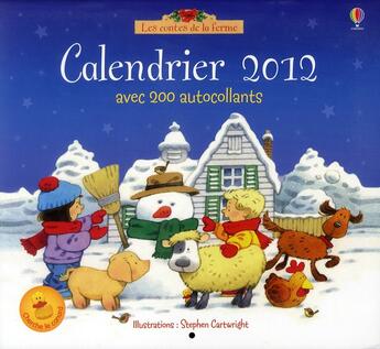 Couverture du livre « Calendrier usborne 2012 ; les contes de la ferme » de Stephen Cartwright aux éditions Usborne