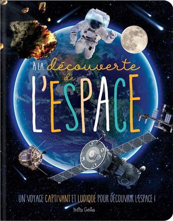 Couverture du livre « À la découverte de l'espace » de Robichaud Danielle et Claire Chabot aux éditions Shoebox Media