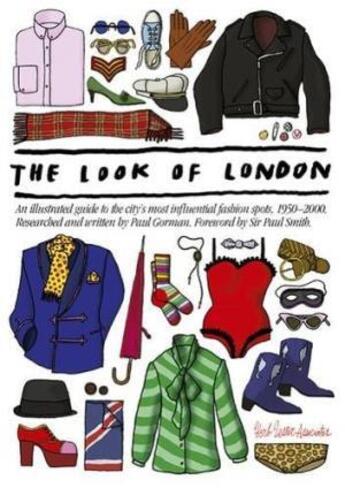 Couverture du livre « The look of london (folded map) » de Gorman Paul aux éditions Herb Lester