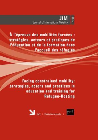 Couverture du livre « Journal of international mobility 2021 » de  aux éditions Puf