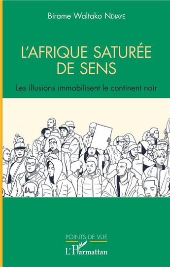 Couverture du livre « L'Afrique saturée de sens ; les illusions immobilisent le continent noir » de Birame Waltako Ndiaye aux éditions L'harmattan