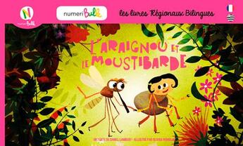 Couverture du livre « L'araignou et le moustibarde (fr-breton) » de Lambert D-N aux éditions Numeribulle