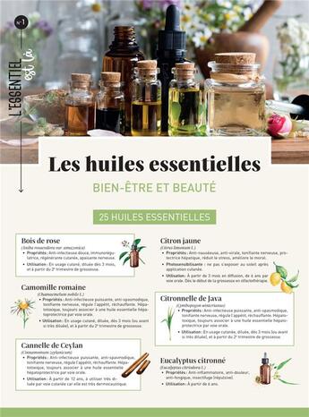 Couverture du livre « Les huiles essentielles : bien-être et beauté » de  aux éditions Mercileslivres