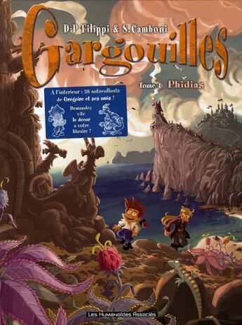 Couverture du livre « Gargouilles t.4 : Phidias » de Denis-Pierre Filippi et Silvio Camboni aux éditions Humanoides Associes