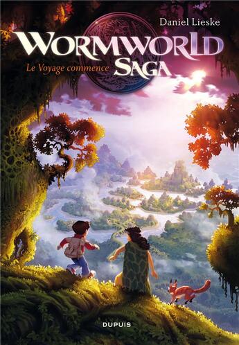 Couverture du livre « Wormworld saga Tome 1 ; le voyage commence » de Daniel Lieske aux éditions Dupuis