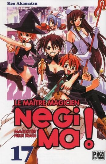 Couverture du livre « Negima Tome 17 » de Akamatsu-K aux éditions Pika