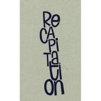 Couverture du livre « Recapitation » de Patrice Killoffer aux éditions L'association